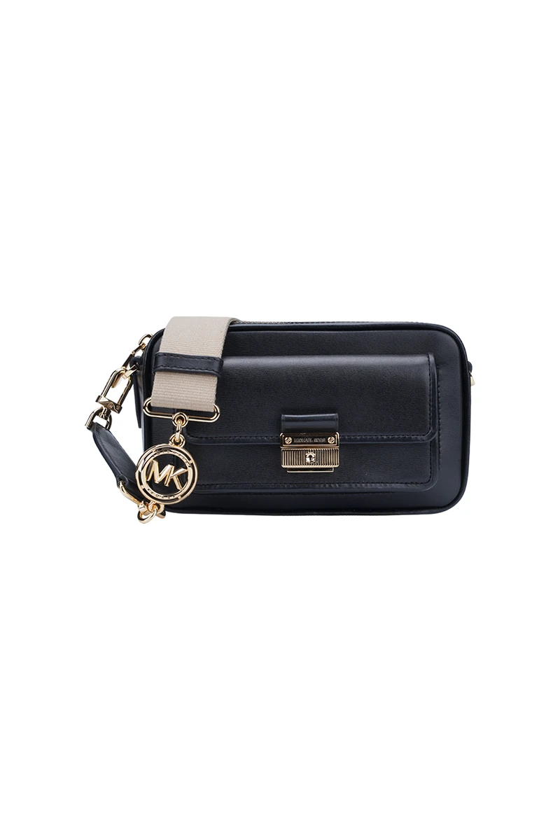 商品Michael Kors|Michael Kors 女士牛皮革单肩斜挎包 32F1G2BC2L-BLACK 送礼好物,价格¥1382,第1张图片