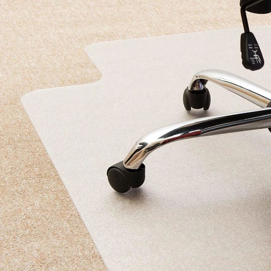 商品QuikFurn|Heavy Duty 47 x 35 inch Chair Mat with Lip for Low to Medium Pile Carpet Floor,价格¥1685,第2张图片详细描述
