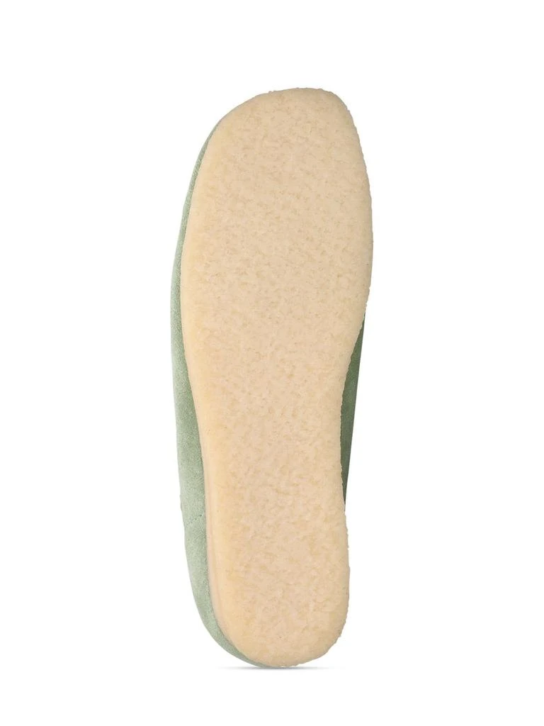 商品Clarks|30mm Wallabee Leather Lace-up Shoes,价格¥808,第4张图片详细描述