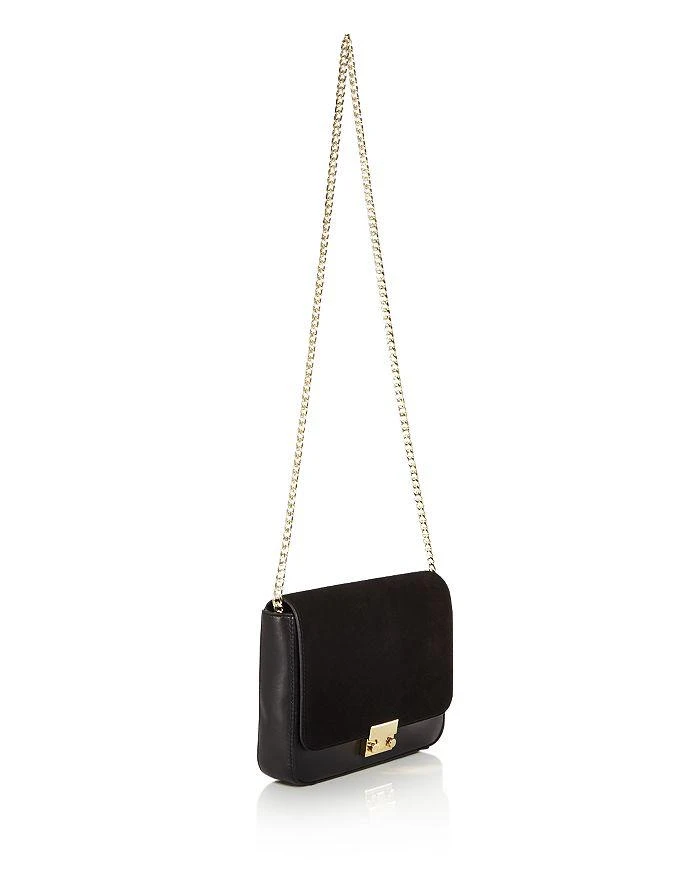 商品Loeffler Randall|Lock Nubuck and Leather Shoulder Bag,价格¥2194,第3张图片详细描述