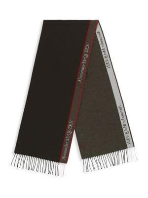 商品Alexander McQueen|Logo Wool Scarf,价格¥1877,第1张图片