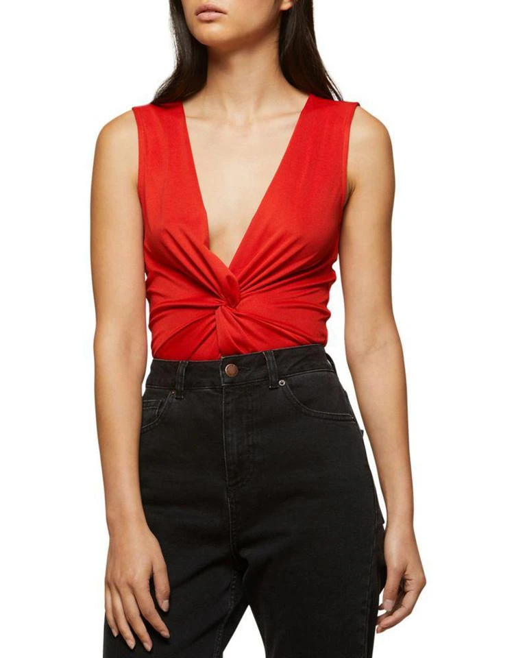商品Miss Selfridge|Twist Front Bodysuit,价格¥61,第2张图片详细描述