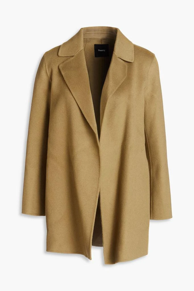 商品Theory|Clairene wool and cashmere-blend felt coat,价格¥1976,第1张图片
