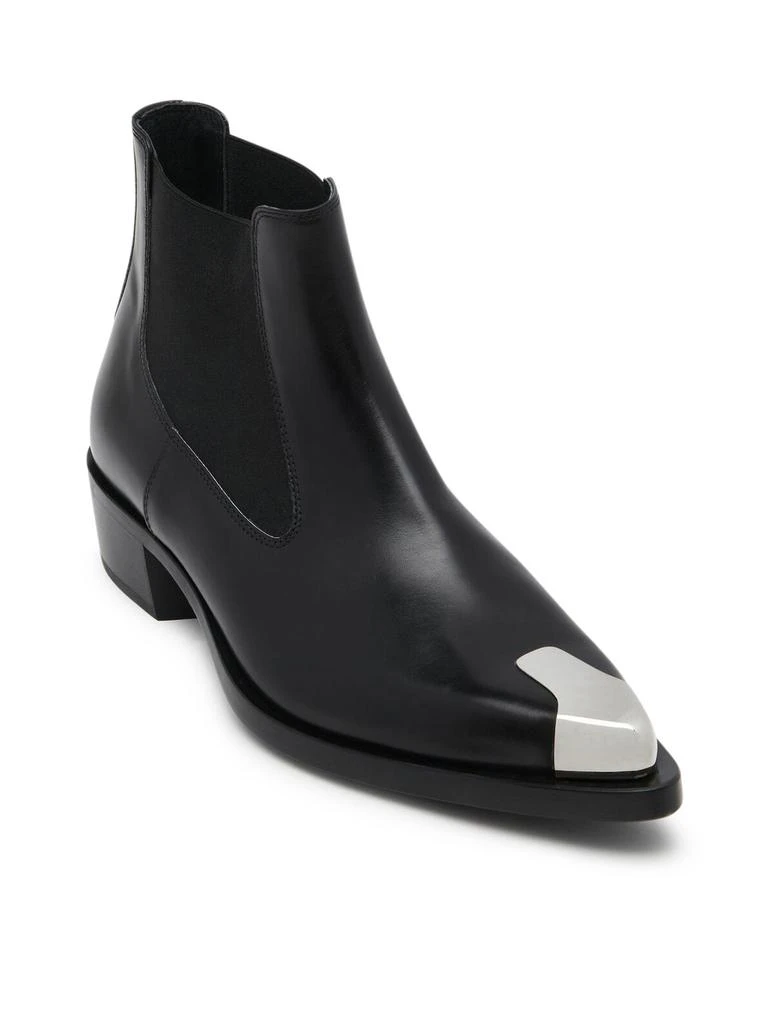 商品Alexander McQueen|Punk Chelsea Boots for Men in Black,价格¥5074,第2张图片详细描述