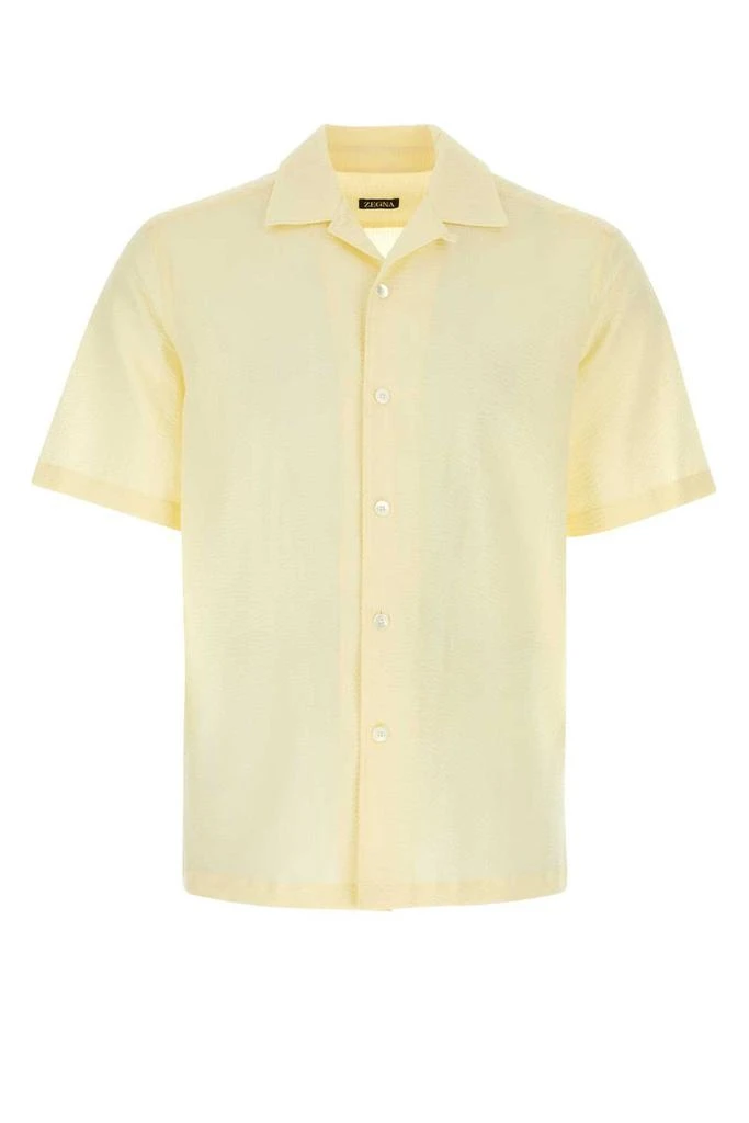 商品Zegna|Ermenegildo Zegna Short-Sleeved Buttoned Shirt,价格¥1293,第1张图片