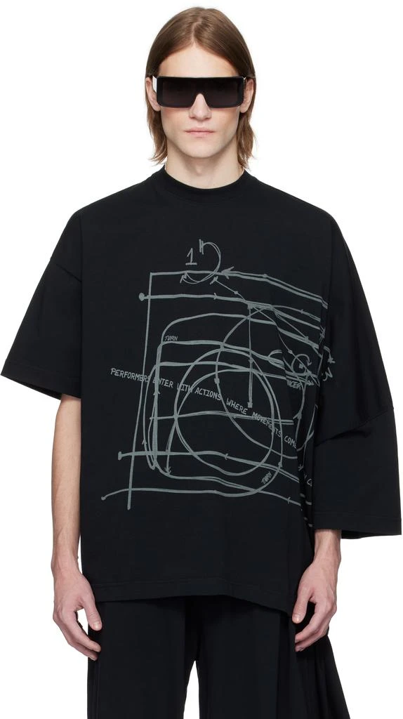 商品ALAINPAUL|黑色 Extended T 恤,价格¥3958,第1张图片