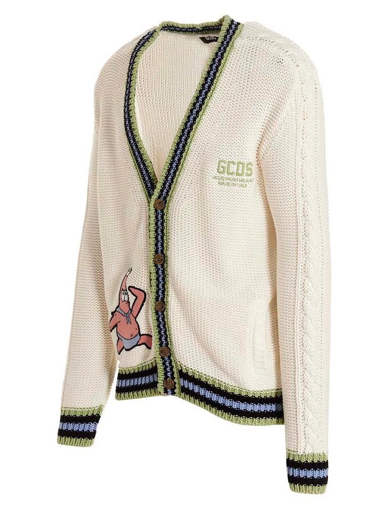 商品GCDS|GCDS Spongebob Italico Knitted Cardigan,价格¥2369,第3张图片详细描述