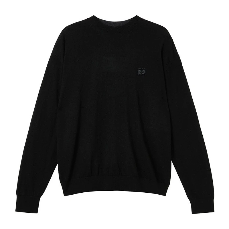 商品Loewe|LOEWE 黑色男士针织衫/毛衣 H526333XA1-1114,价格¥3867,第1张图片
