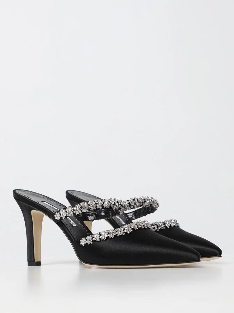 商品Manolo Blahnik|Manolo Blahnik Vedadamu satin mules,价格¥7457,第2张图片详细描述