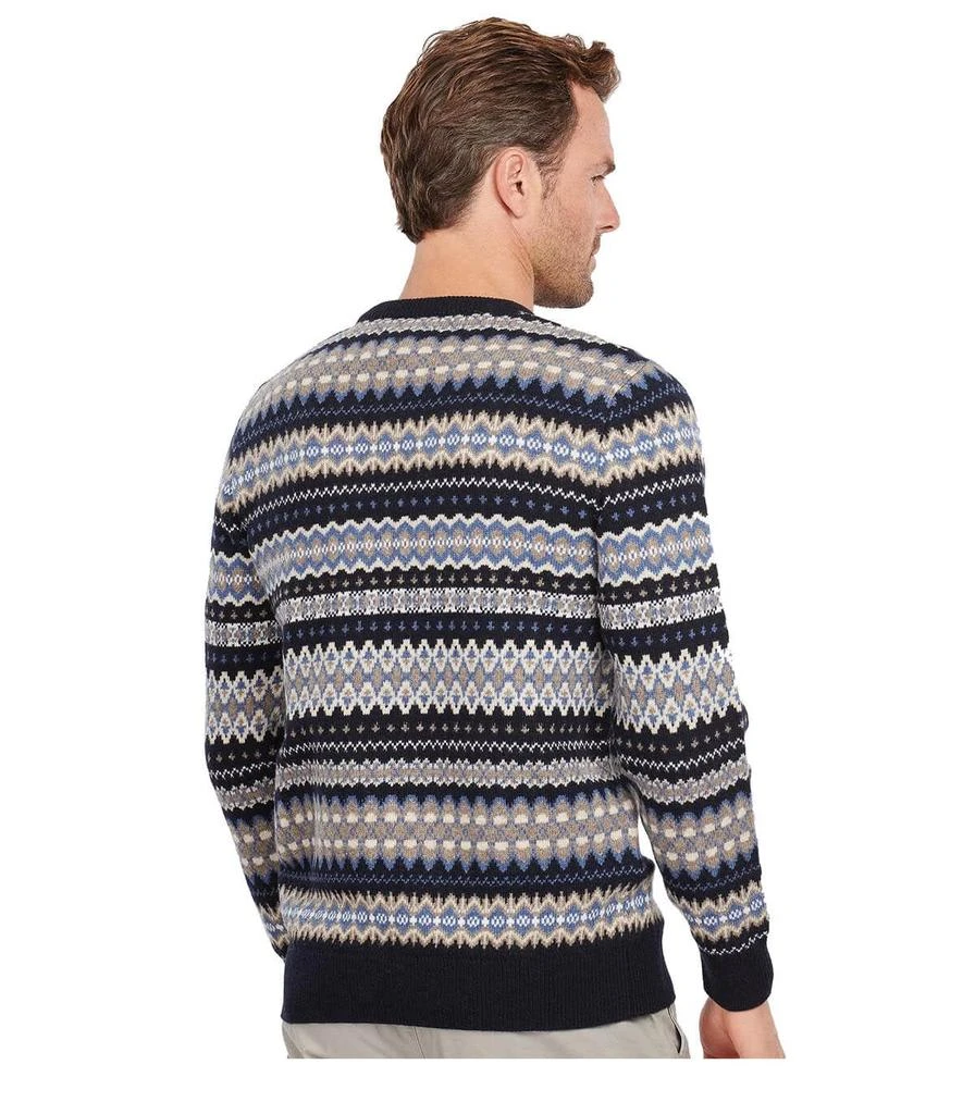 商品Barbour|Barbour Case Fairisle Blue Grey Crewneck Jumper,价格¥1558,第4张图片详细描述