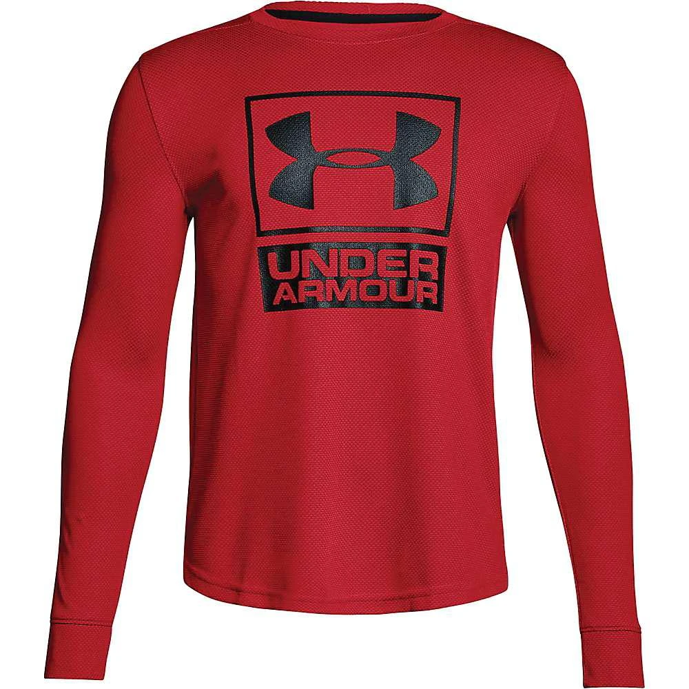 商品Under Armour|Under Armour Boys' UA Textured Tech Crew Neck Top,价格¥150,第1张图片