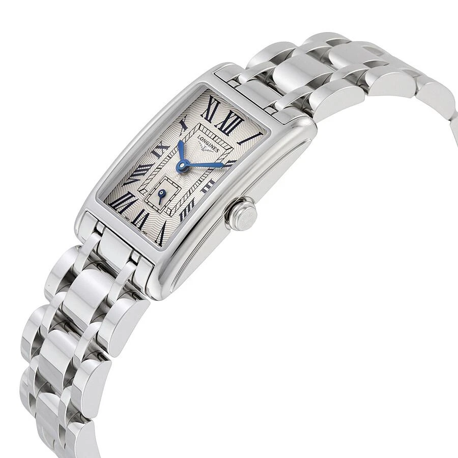 商品Longines|黛绰维纳系列蓝钢指针女士腕表 L52554716,价格¥8515,第2张图片详细描述
