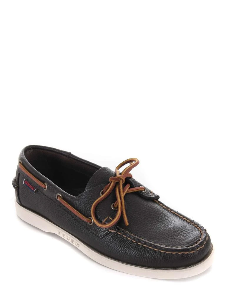 商品SEBAGO|Sebago Portland Martellato Lace-Up Flat Shoes,价格¥1213,第2张图片详细描述