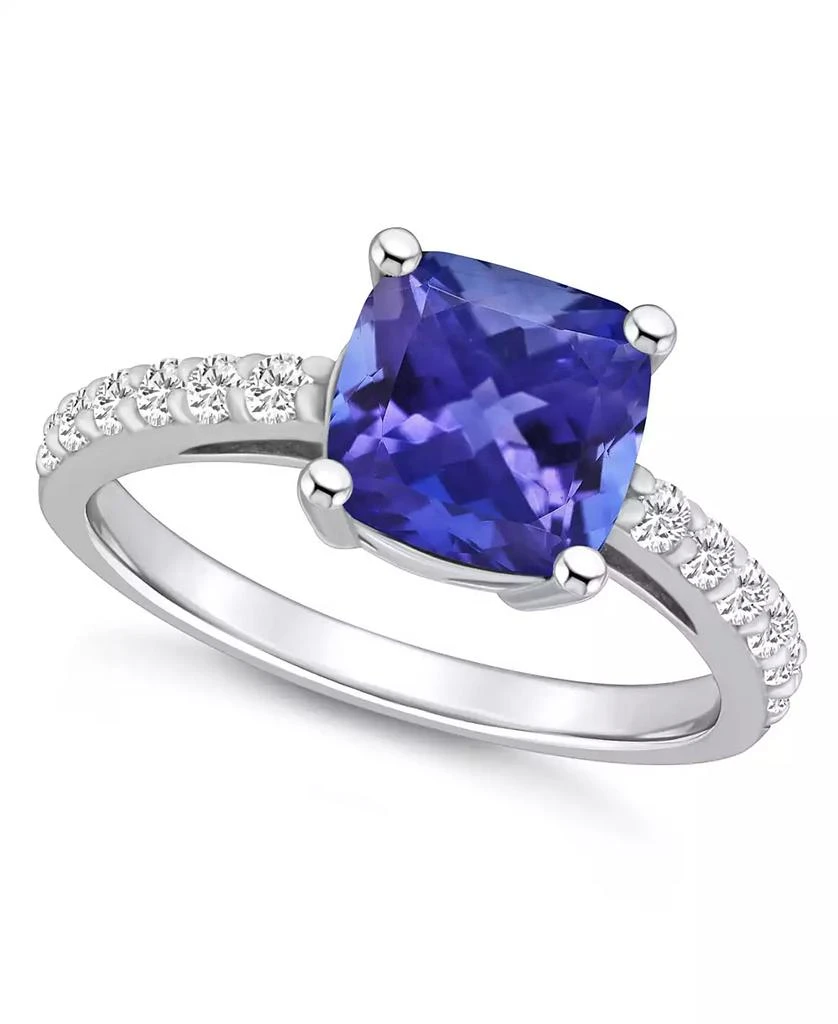 商品Macy's|Tanzanite (2-1/3 Ct. t.w.) and Diamond (1/3 Ct. t.w.) Ring,价格¥45518,第1张图片