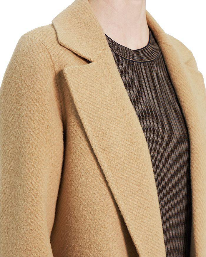 商品Theory|Clairene Chevron Wool Coat,价格¥3348,第5张图片详细描述