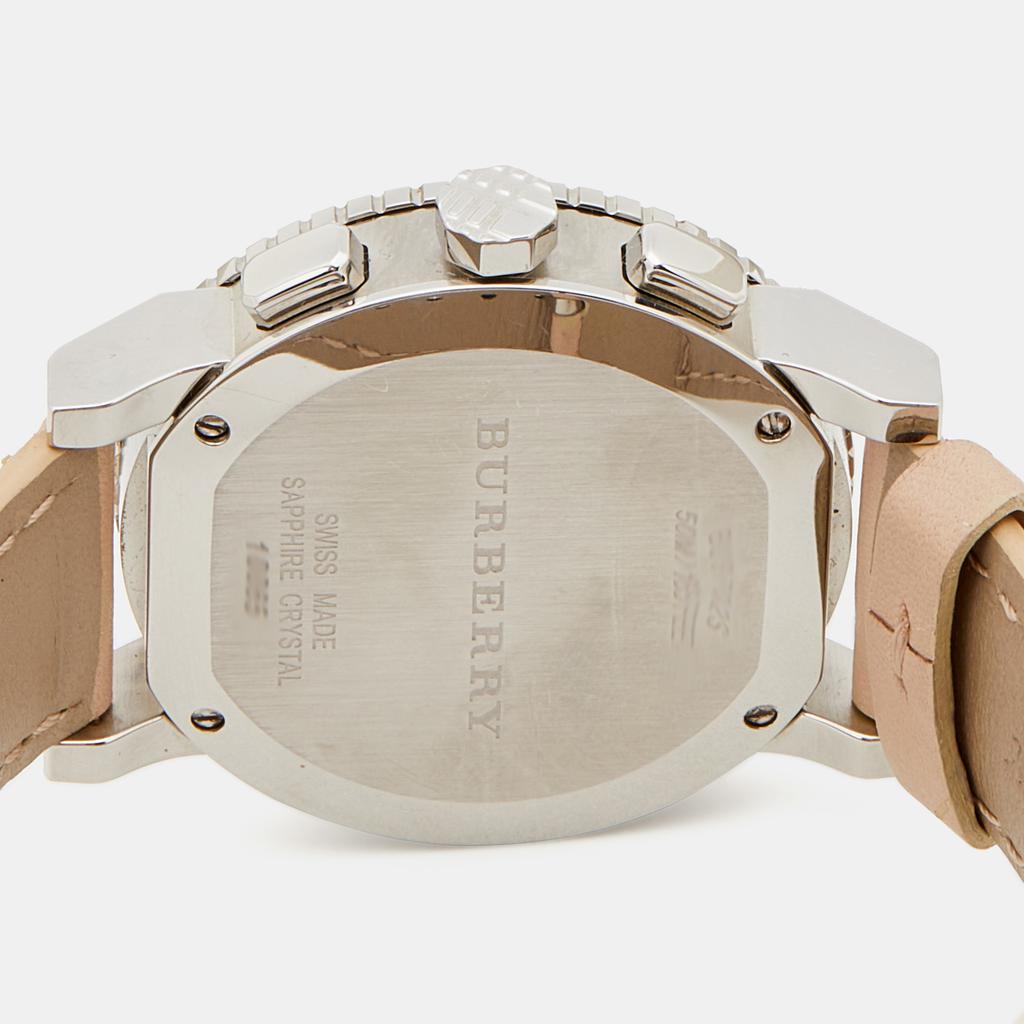 Burberry Beige Stainless Steel Leather Classic BU9702 Women's Wristwatch 39 mm商品第4张图片规格展示