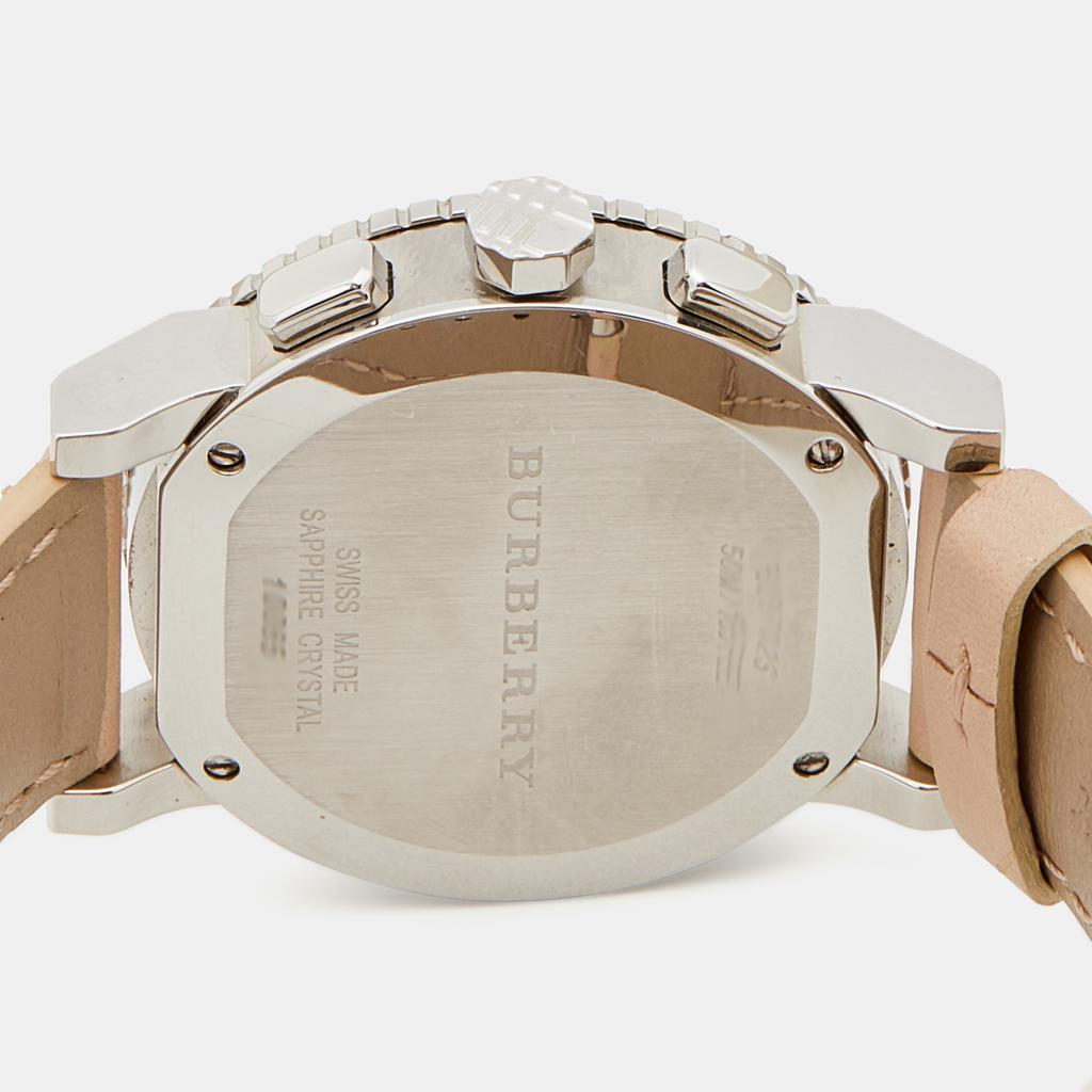 商品[二手商品] Burberry|Burberry Beige Stainless Steel Leather Classic BU9702 Women's Wristwatch 39 mm,价格¥2582,第6张图片详细描述