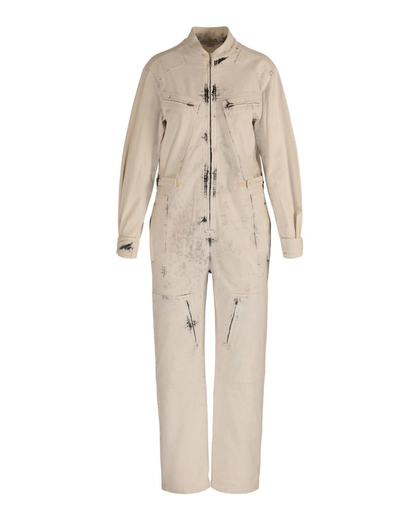 Bleached Denim Jumpsuit商品第1张图片规格展示