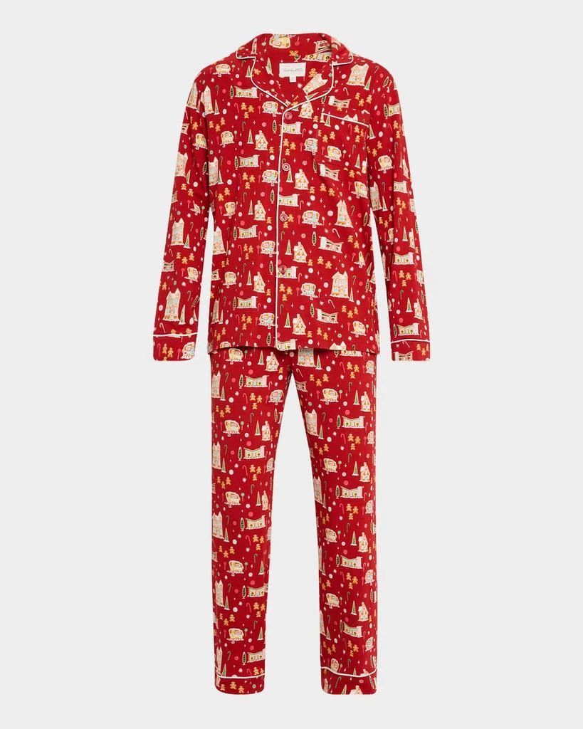 商品BedHead Pajamas|Men's Gingerbread Long-Sleeve Pajama Set,价格¥1081,第1张图片