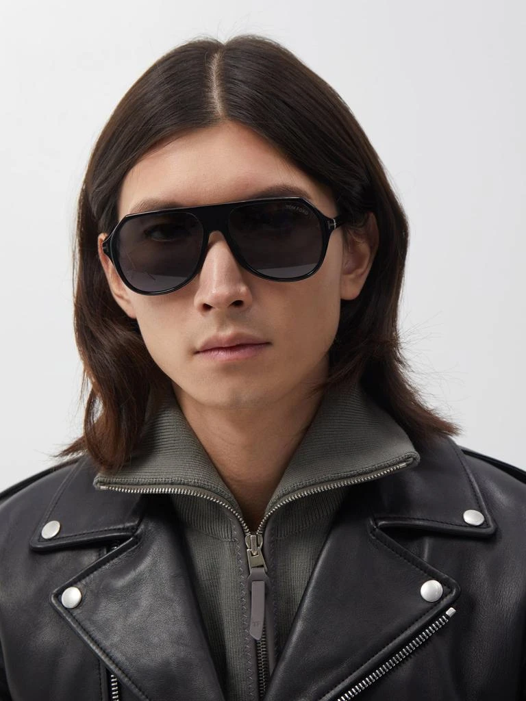 商品Tom Ford|Hayes aviator acetate sunglasses,价格¥2015,第2张图片详细描述