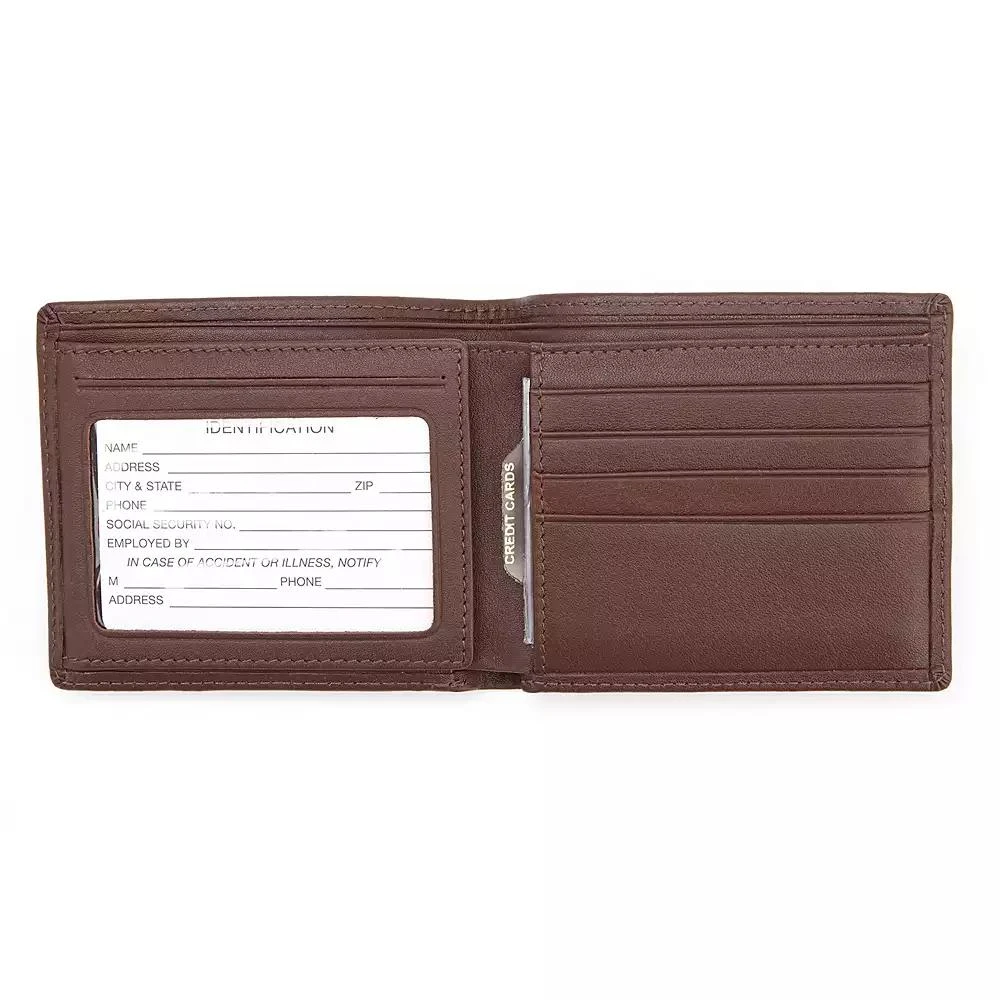 商品ROYCE New York|Men'S Bifold Wallet With Double Id Flap,价格¥502,第2张图片详细描述