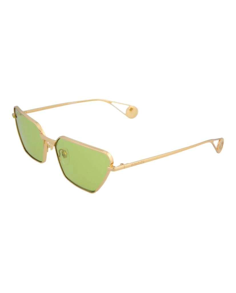 商品Gucci|Cat-Eye Metal Sunglasses,价格¥1167,第2张图片详细描述