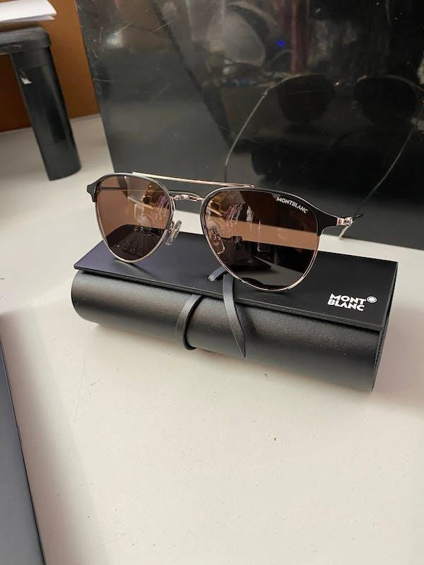 商品MontBlanc|Mb Metal Man Sunglasses,价格¥3413,第1张图片