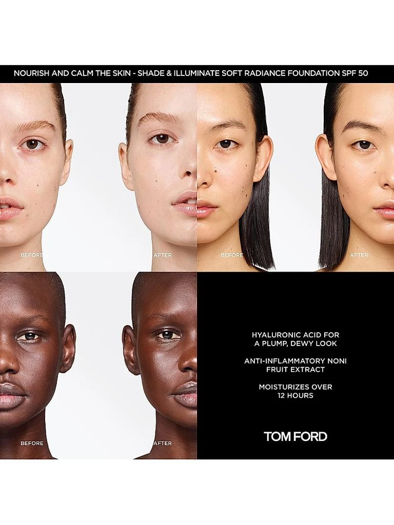 商品Tom Ford|Shade & Illuminate Soft Radiance Foundation SPF 50,价格¥560,第4张图片详细描述