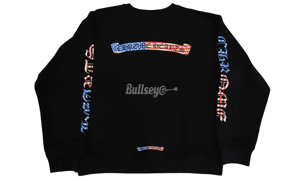 商品Chrome Hearts|Chrome Hearts Matty Boy America Black Crewneck,价格¥6066,第1张图片