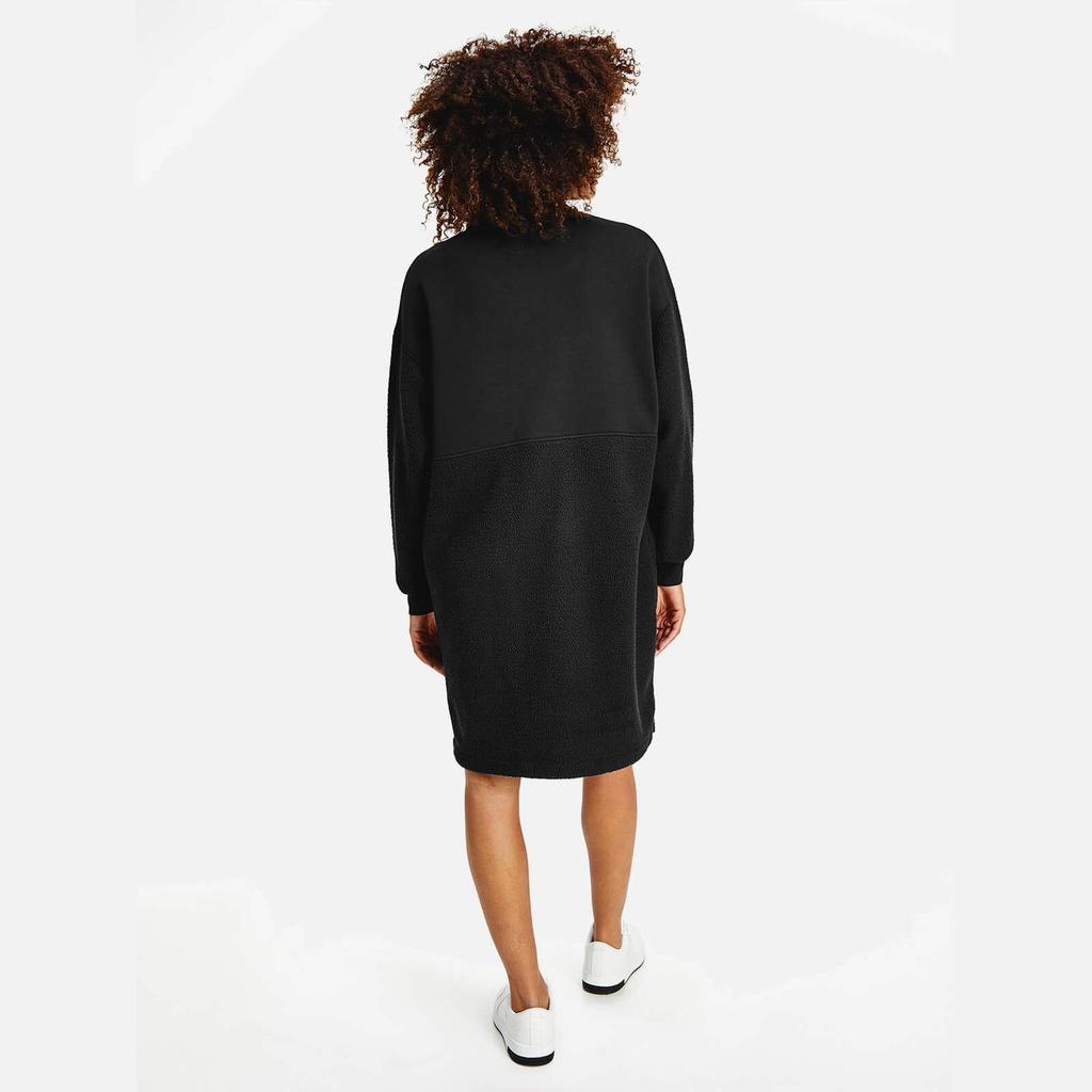 商品Calvin Klein|Calvin Klein Jeans Women's Polar Fleece Half Zip Dress - CK Black,价格¥388,第4张图片详细描述