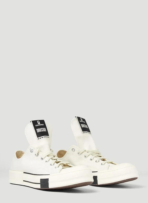 商品Rick Owens|DRKSTR Chuck 70 Low Top Sneakers in White,价格¥575,第2张图片详细描述