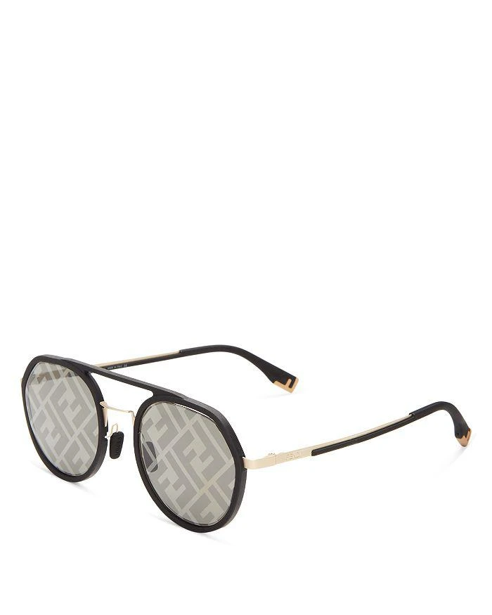 商品Fendi|Brow Bar Round Sunglasses, 51mm,价格¥3413,第1张图片