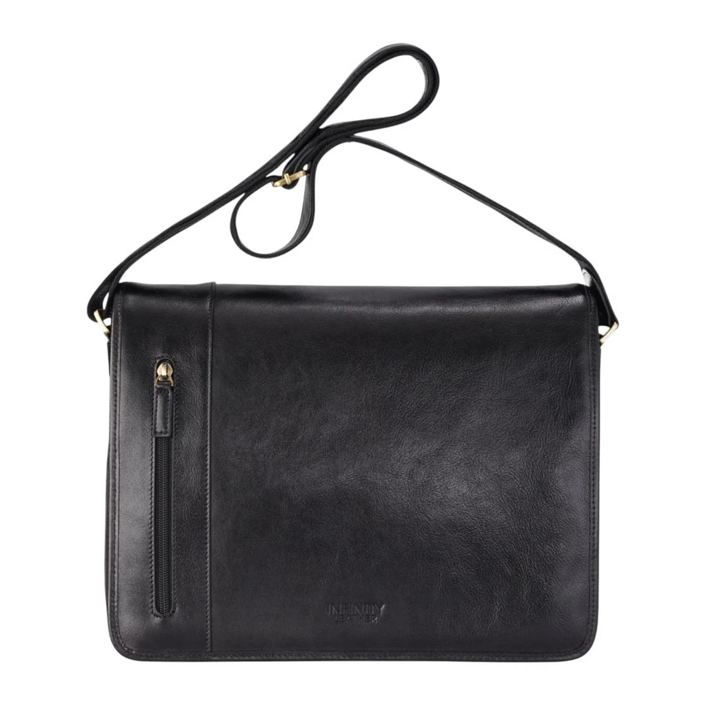 Genuine Leather Tan Laptop Satchel Messenger Shoulder Bag - Astor 商品