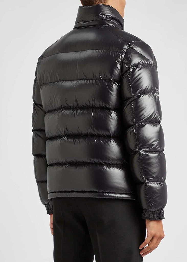 Maya black fur-trimmed quilted shell jacket 商品