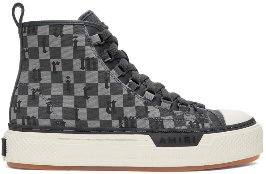 商品AMIRI|Grey English Court Hi Sneakers,价格¥4534,第1张图片