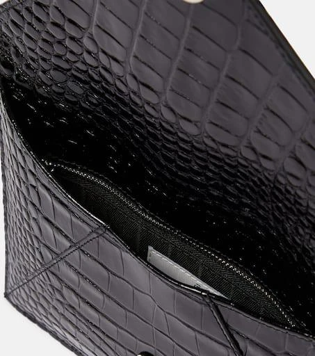 商品Vivienne Westwood|Croc-effect leather clutch,价格¥2705,第3张图片详细描述