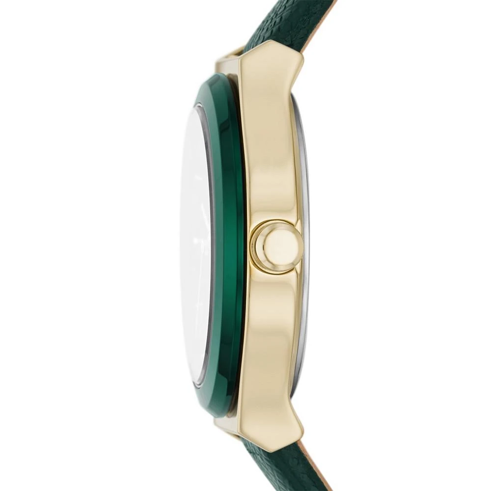 商品DKNY|Women's Parsons Green Leather Strap Watch 28mm,价格¥1011,第2张图片详细描述