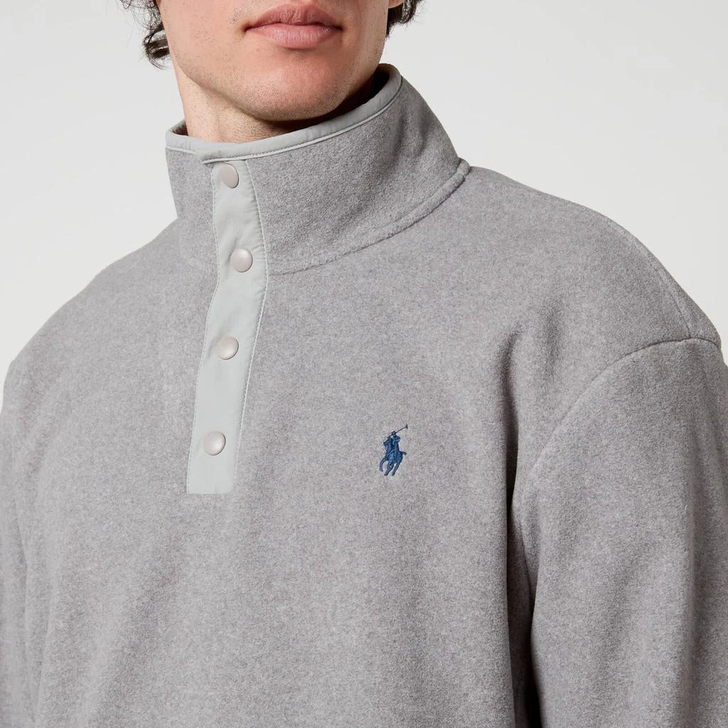 商品Ralph Lauren|Polo Ralph Lauren Men's Quarter Neck Pullover Sweatshirt - Andover Heather,价格¥1001,第4张图片详细描述