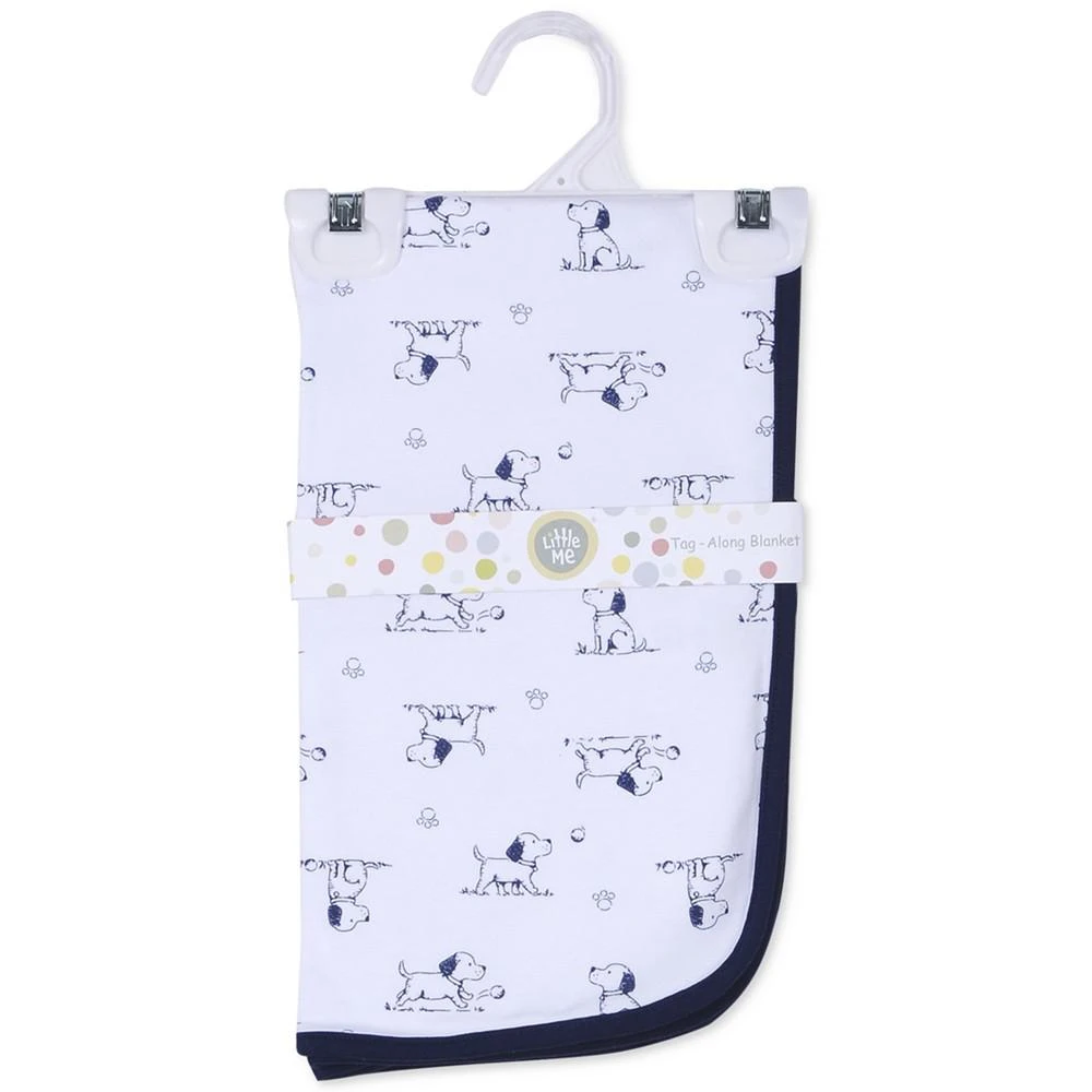 商品Little Me|Baby Boys Puppy Toile Print Cotton Blanket,价格¥96,第2张图片详细描述