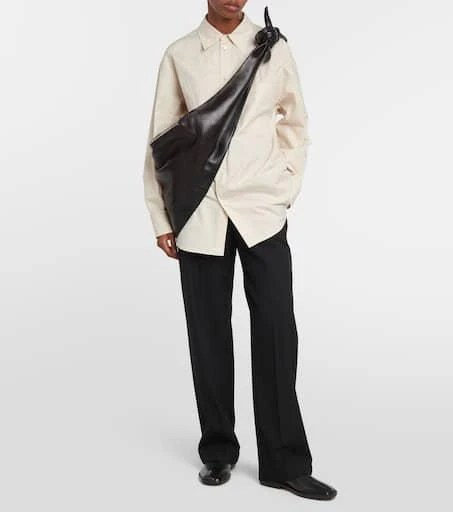商品Lemaire|Bandana leather shoulder bag,价格¥15155,第5张图片详细描述