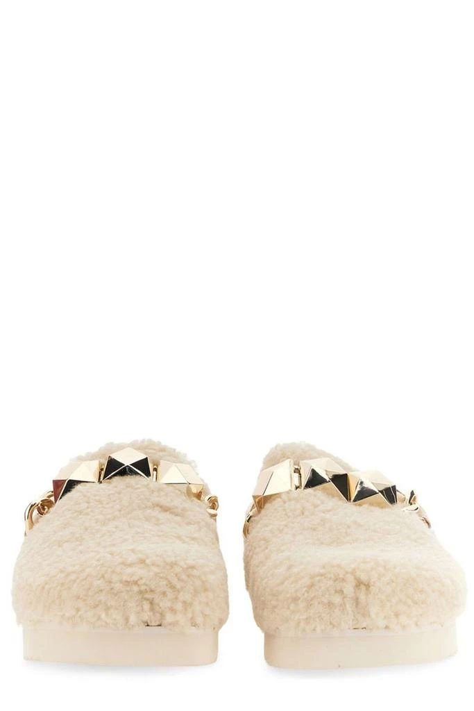 商品Ash|Ash Ghostfur Shearling Studded Mules,价格¥794,第2张图片详细描述