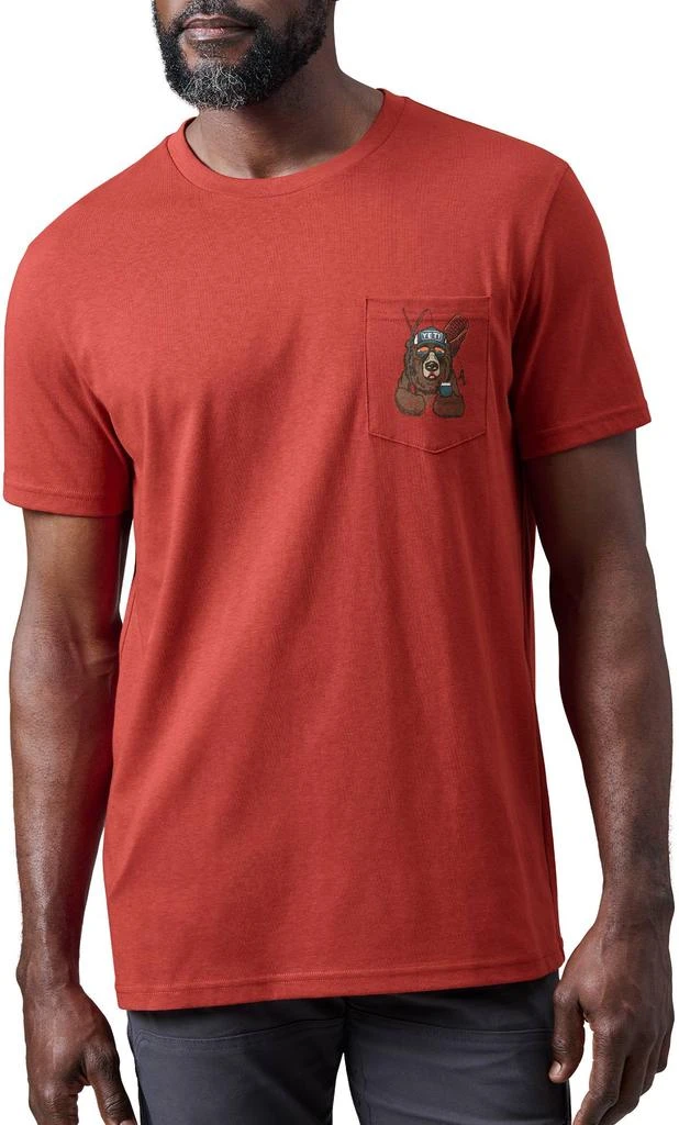 商品YETI|YETI Men's Cool Bear Pocket Short Sleeve T-Shirt,价格¥248,第1张图片
