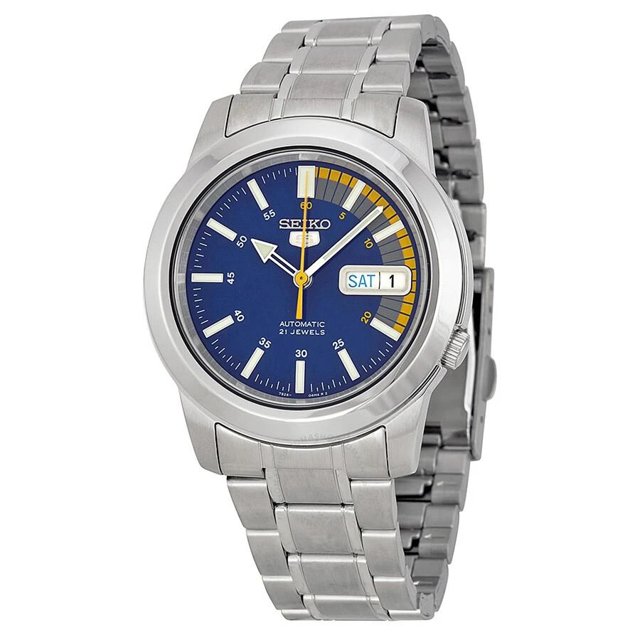 商品Seiko|5 Blue Automatic Blue Dial Men's Watch SNKK27,价格¥770,第1张图片