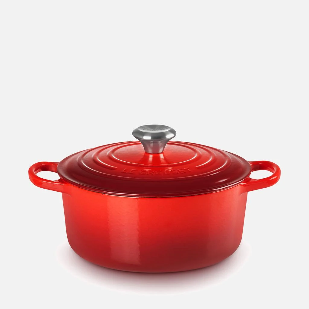 商品Le Creuset|Signature Cast Iron Round Casserole - 24cm - Bamboo Green,价格¥2339,第1张图片