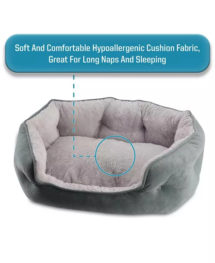 商品Macy's|Arlee Cozy Oval Round Cuddler Pet Dog Bed,价格¥815,第1张图片