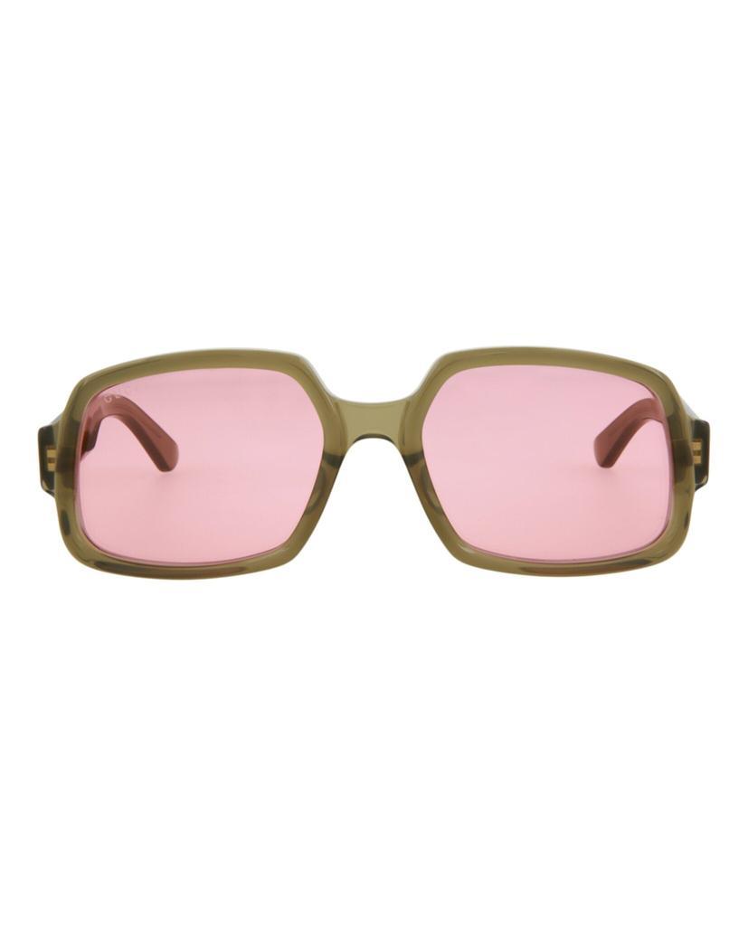 商品Gucci|Square -Frame  Acetate Sunglasses,价格¥969,第1张图片