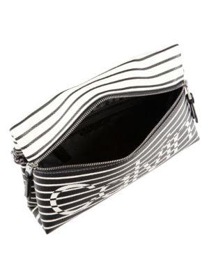 ​Lola Faux Leather Striped Crossbody Bag商品第3张图片规格展示