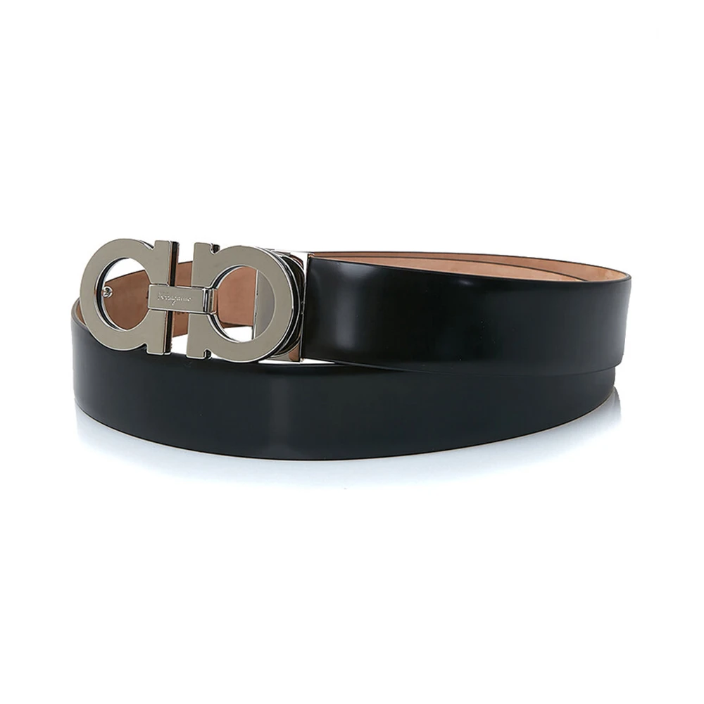 Salvatore Ferragamo 菲拉格慕 男士黑色可调节腰带 67-9880-688759【包装随机，部分无包装盒】 商品
