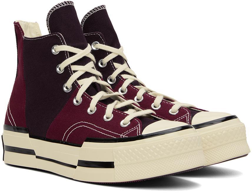 商品Converse|Burgundy Chuck 70 Plus Sneakers,价格¥747,第6张图片详细描述