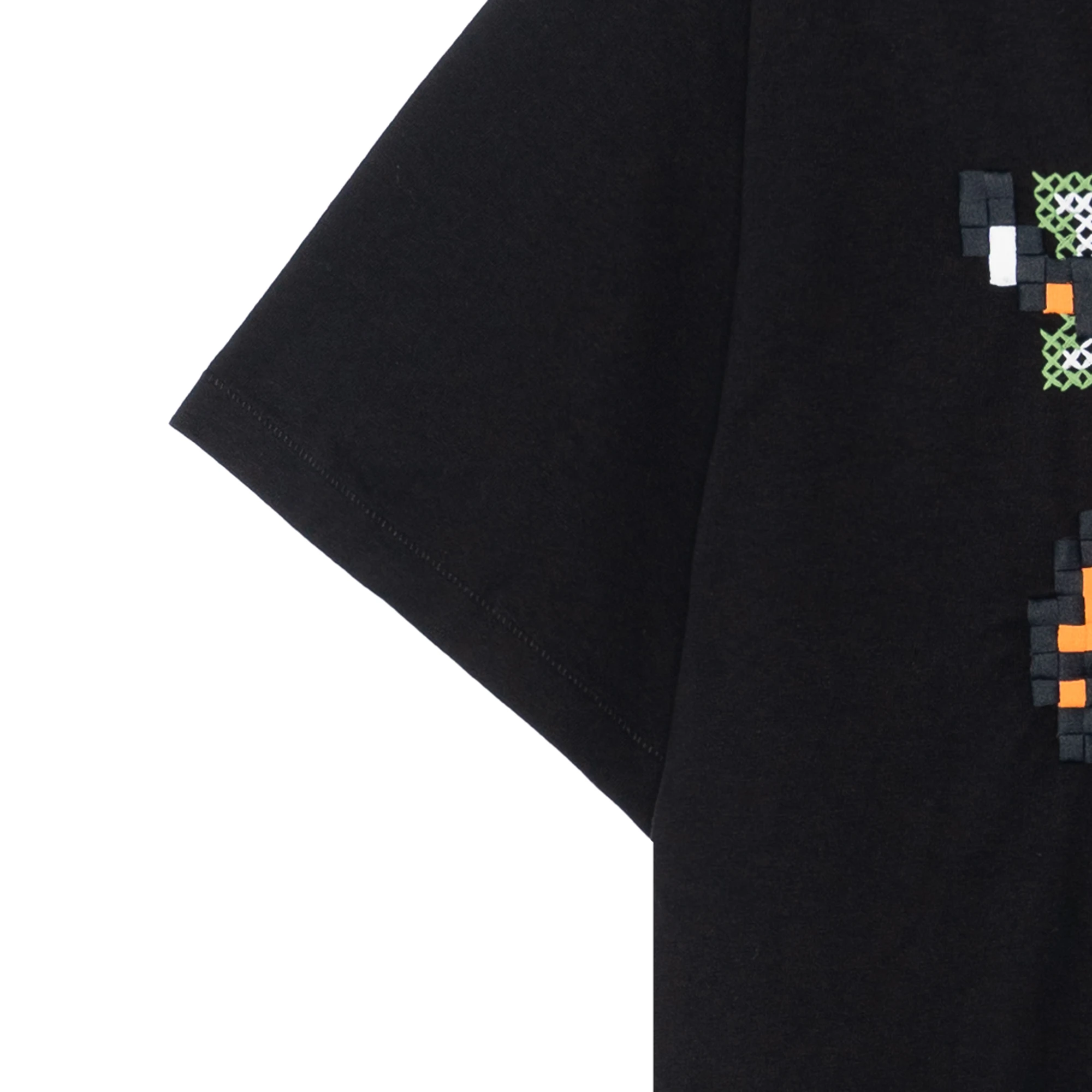 商品[国内直发] Kenzo|像素风系列 SS23 Logo老虎图案印花圆领套头短袖T恤 男款 黑色,价格¥1305,第7张图片详细描述